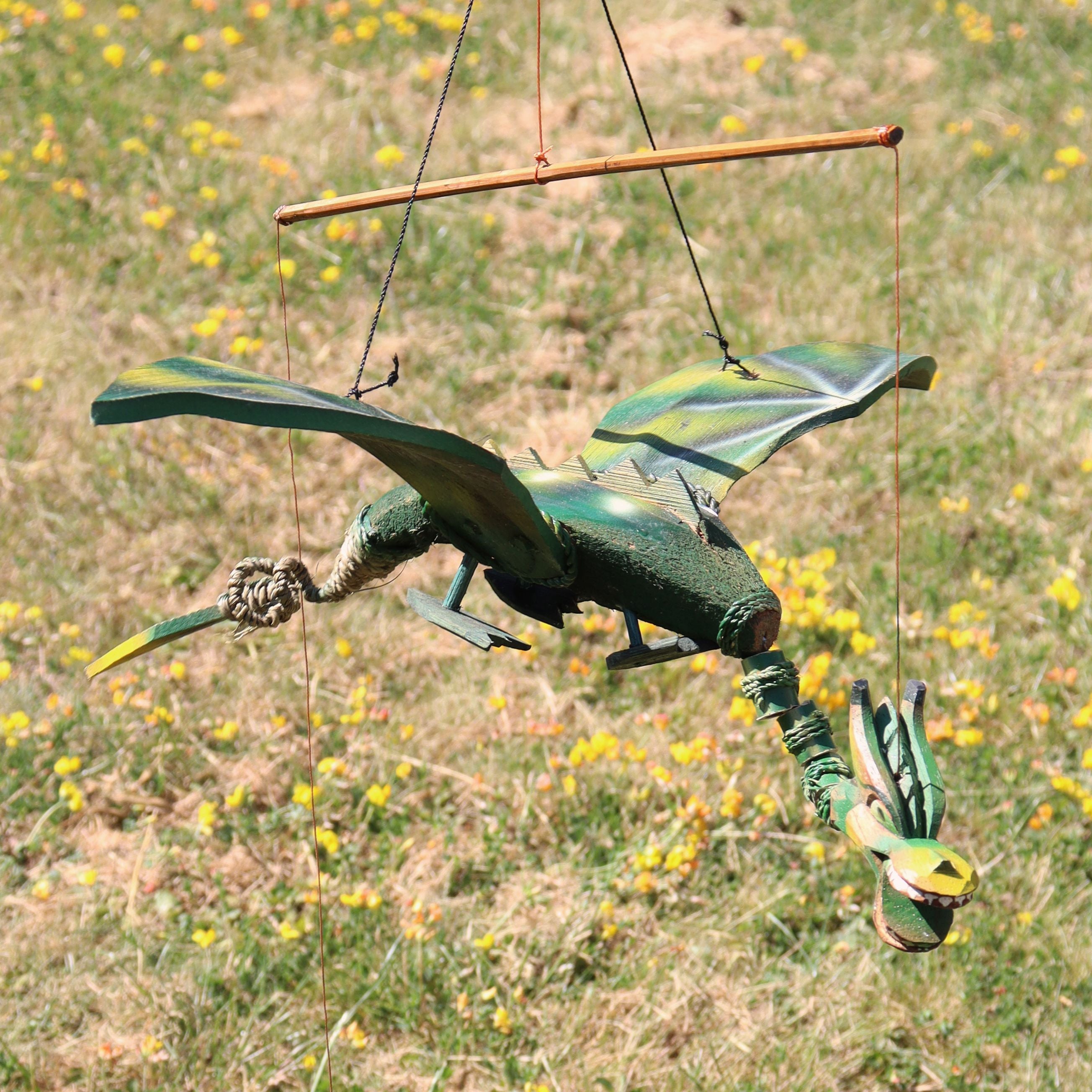 Green Coconut Dragon Mobile