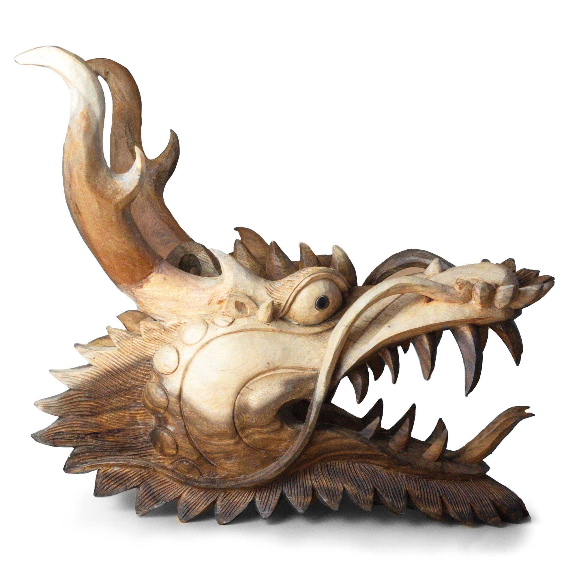 Dragon Head Carving - Large
