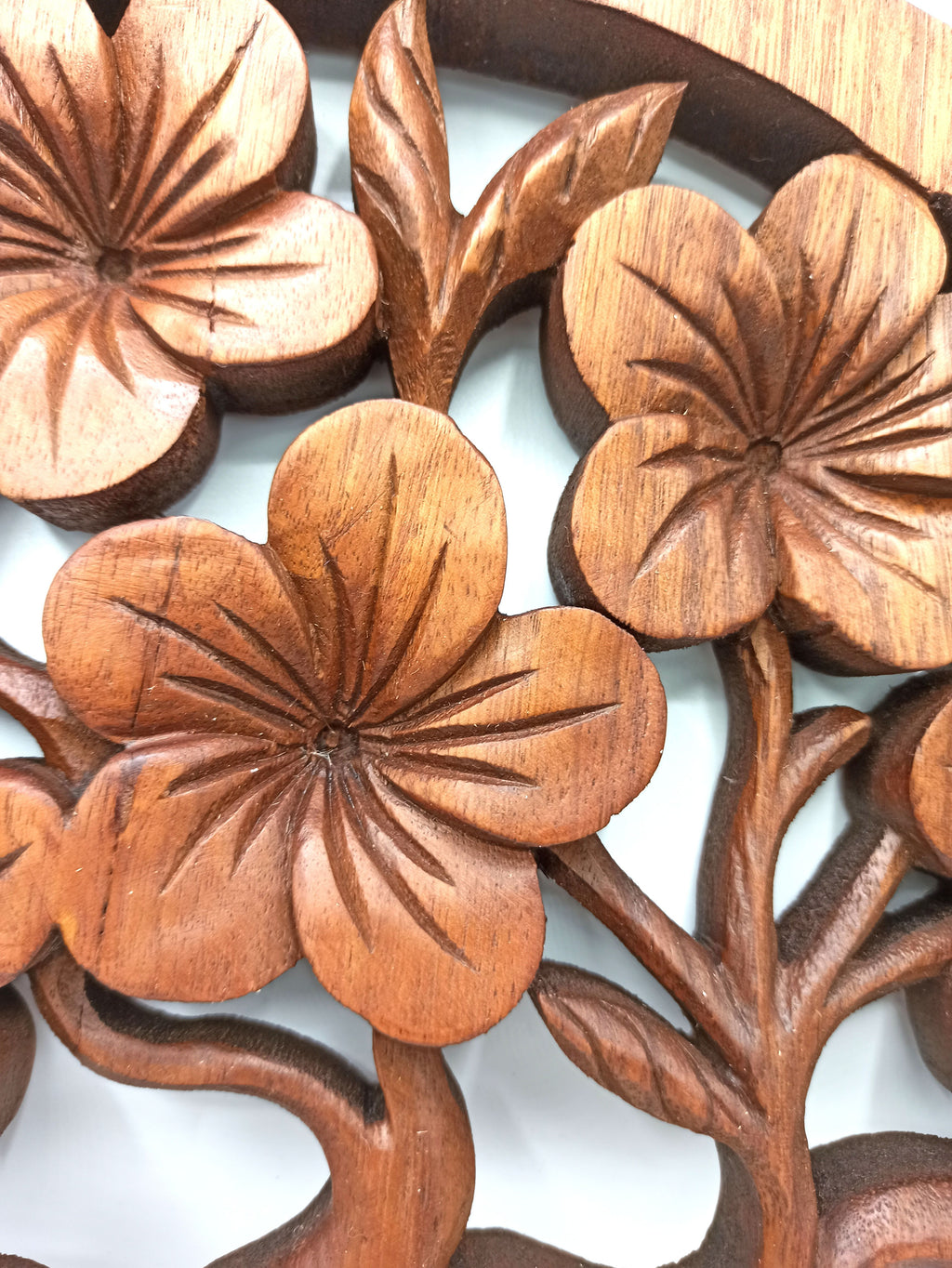 Wooden Panel - 40cm - Tree of Life Frangipani