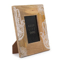 Hansa White - Medium Mango Wood Picture Frame