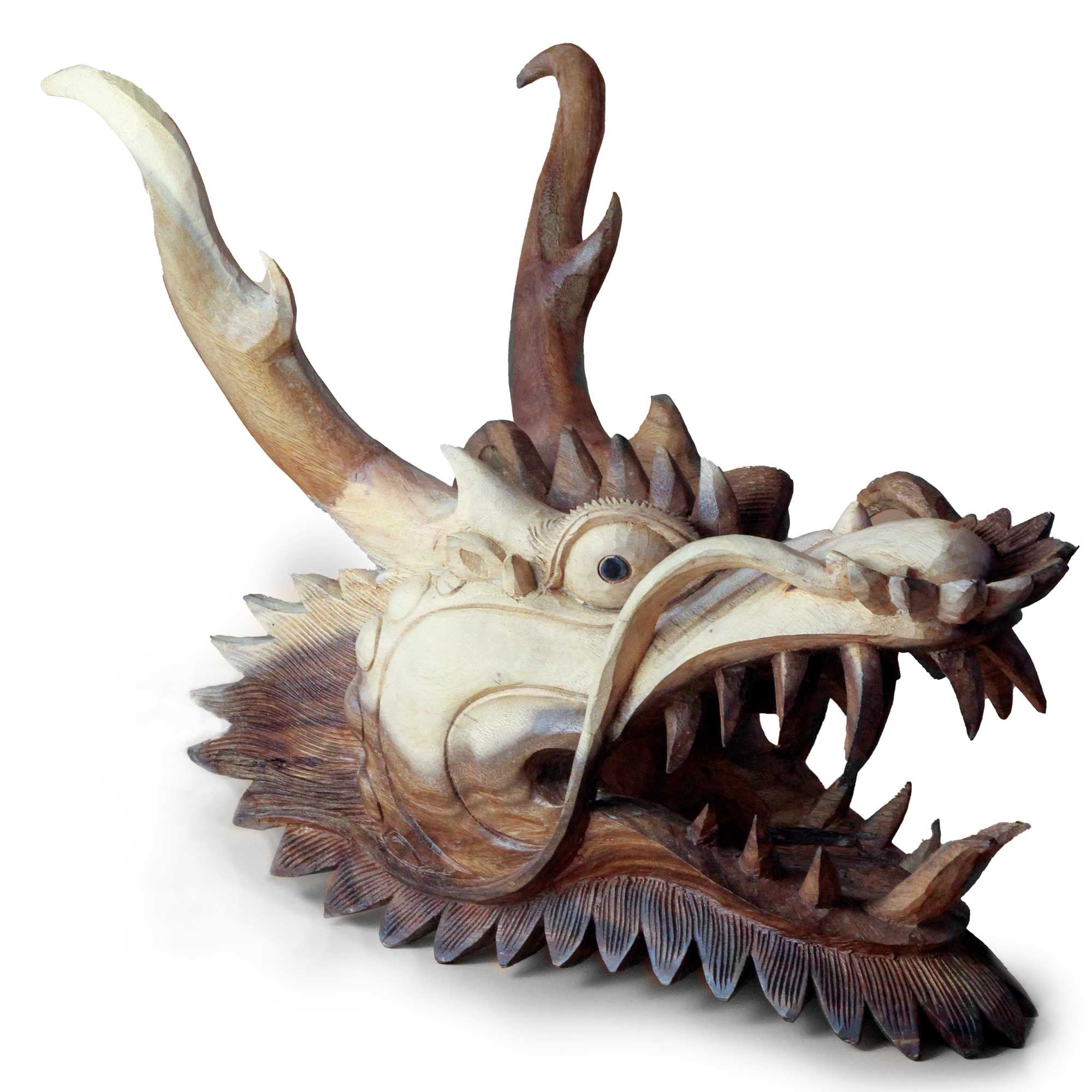 Dragon Head Carving - Large