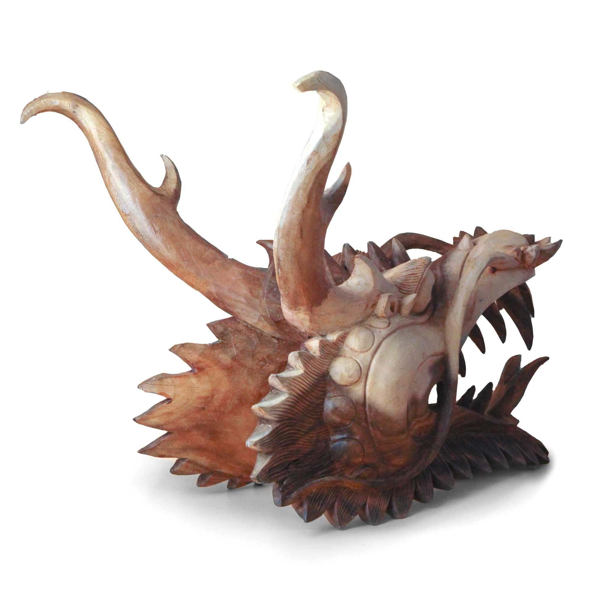 Dragon Head Carving - Large