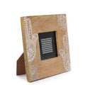 Hansa White - Small Mango Wood Picture Frame