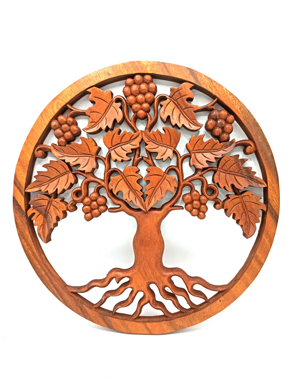 Wooden Panel - 40cm - Tree of Life Grapes