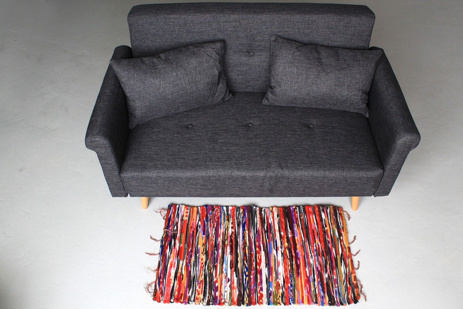 Rag Rug - mixed colours