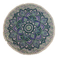 Mandala Roundy Art - Teal & Blue