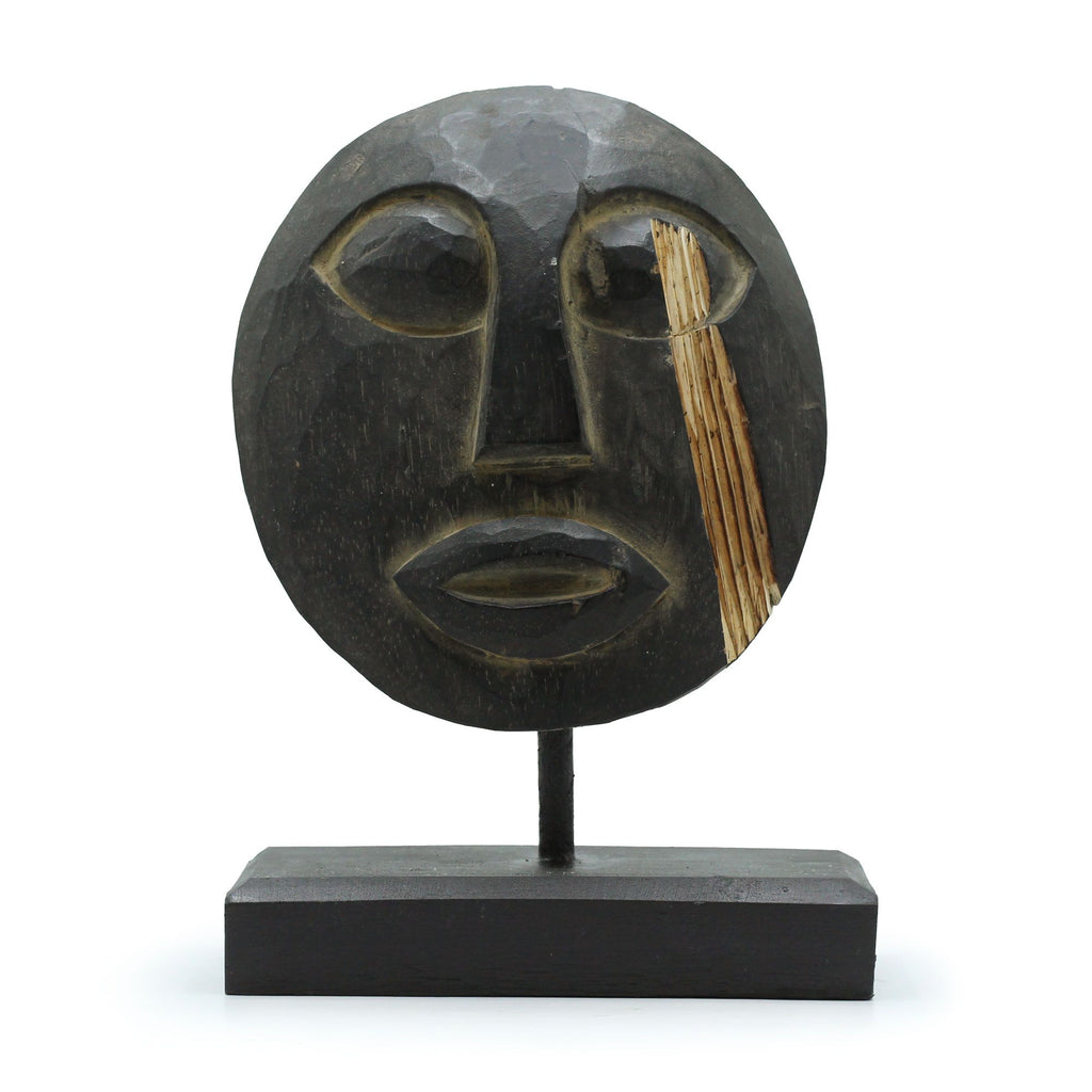 Timor Tribal Decorative Mask - Black