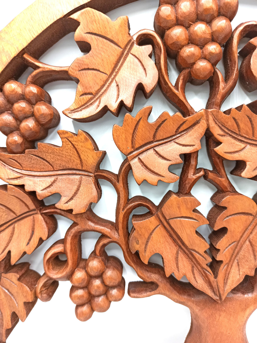 Wooden Panel - 40cm - Tree of Life Grapes
