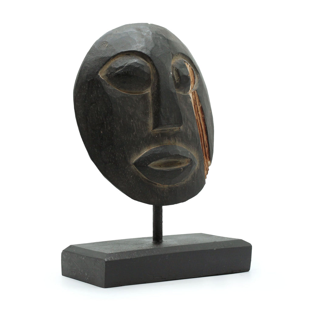 Timor Tribal Decorative Mask - Black