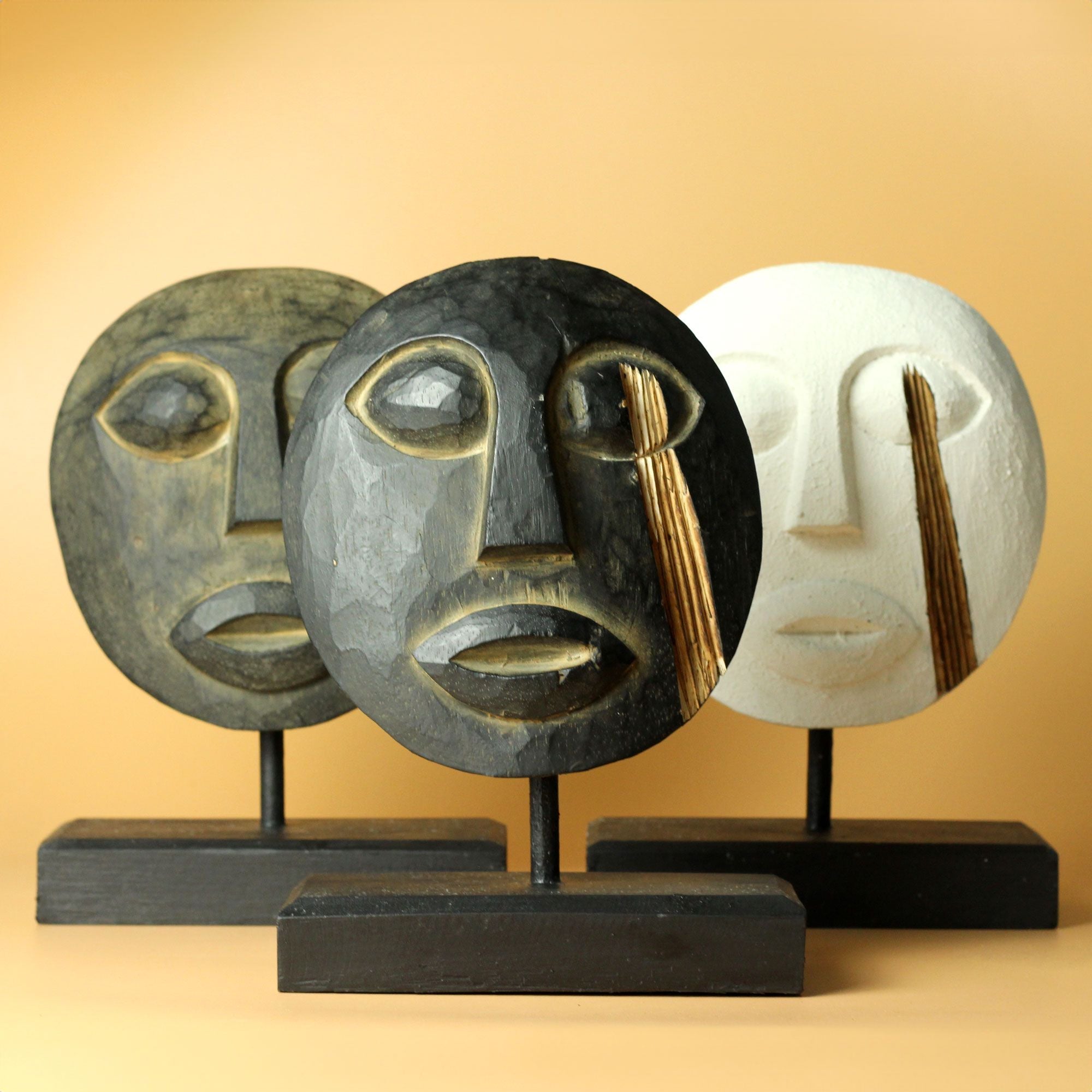 Timor Tribal Decorative Mask - Antique