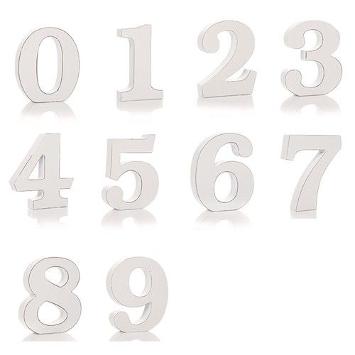 Shabby Chic Numbers Set - 0 to 9