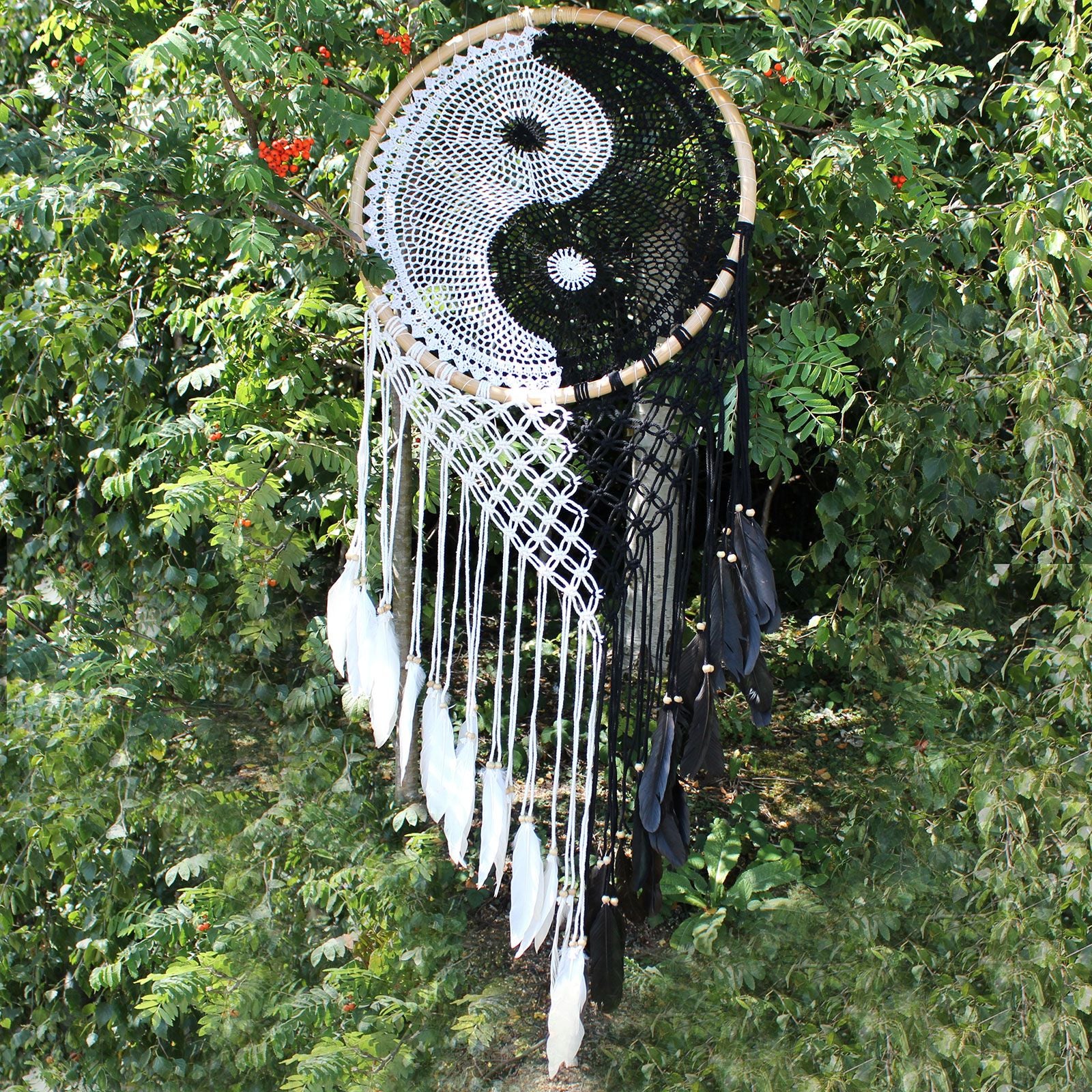 Bali Dream Catcher Ying Yang 50cm