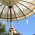 Hand-crafted Balinese Parasol Natural