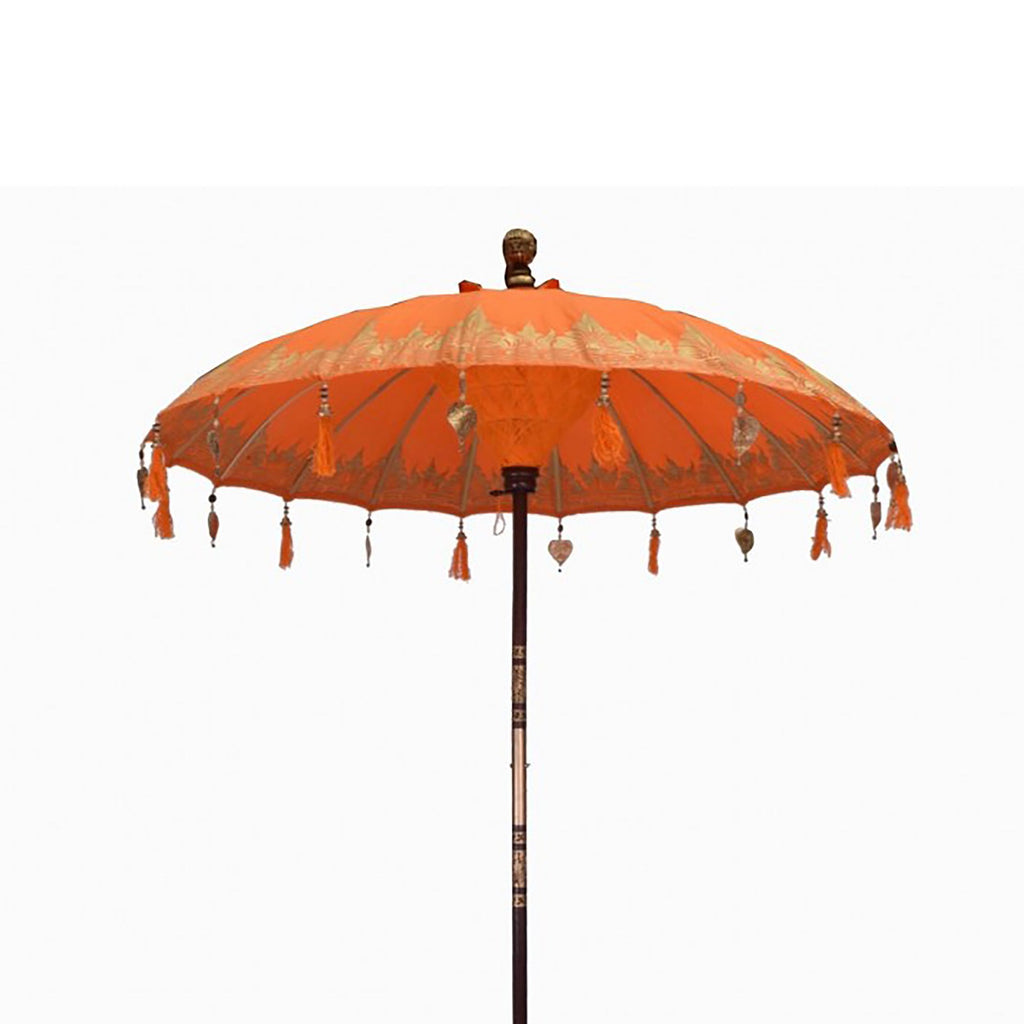Hand-crafted Balinese Parasol Orange