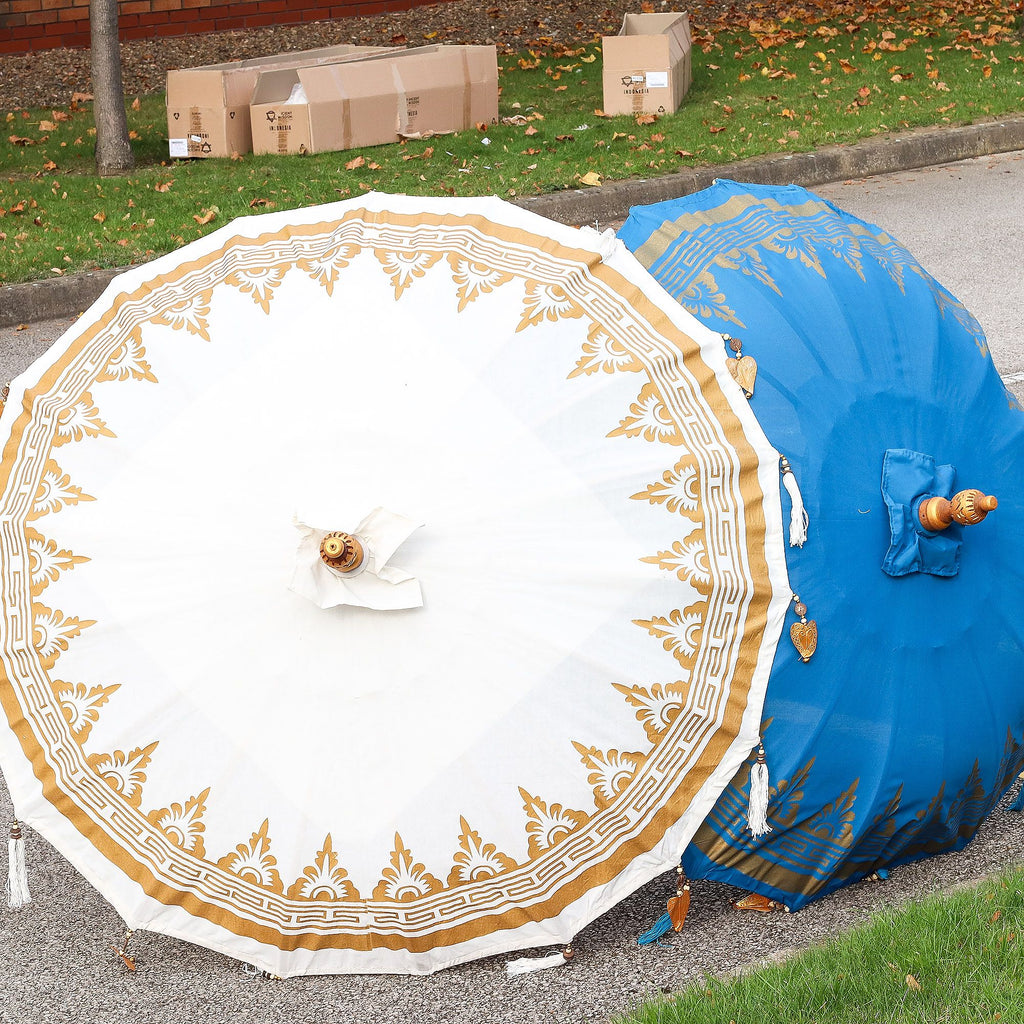 Hand-crafted Balinese Parasol Natural